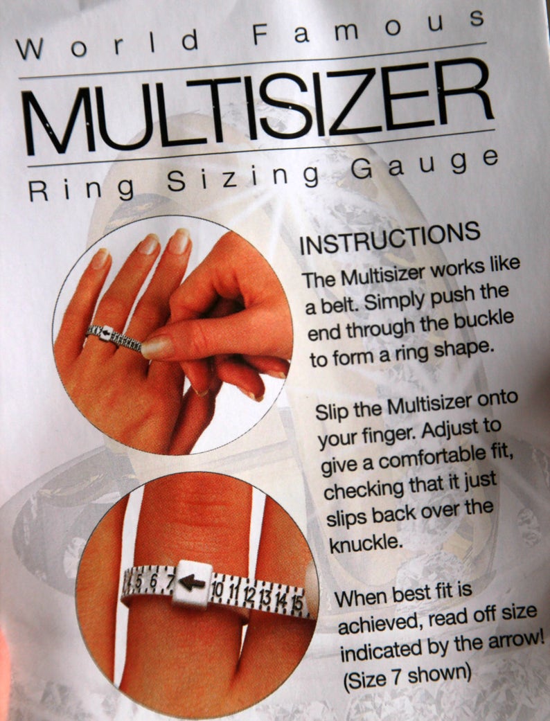 RING SIZER Multi Ring Sizer adjustable ring sizer multi sizer adjustable finger gauge finger gauge reusable ring sizer image 2