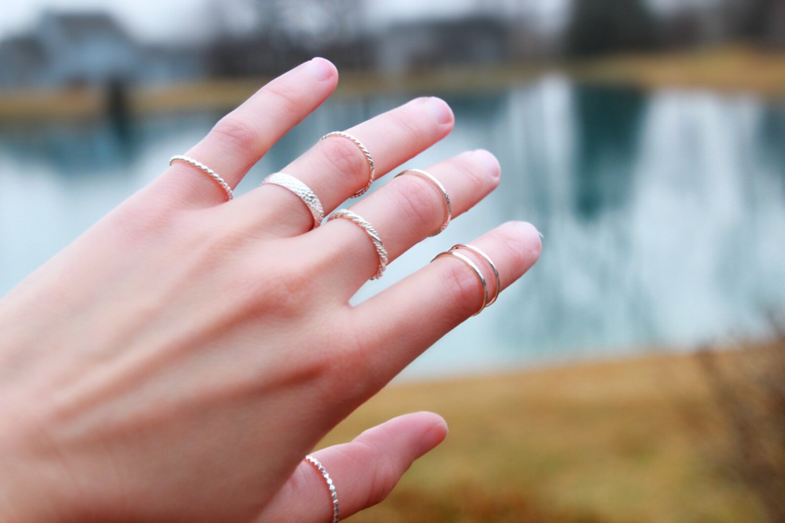 STACKING RINGS Pick Your Own Stacking Ring Silver Stacking Etsy