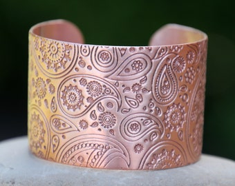 WIDE COPPER CUFF - copper bracelet - copper cuff - boho bracelet - cuff bracelet - hippie - boho cuff - bohemian