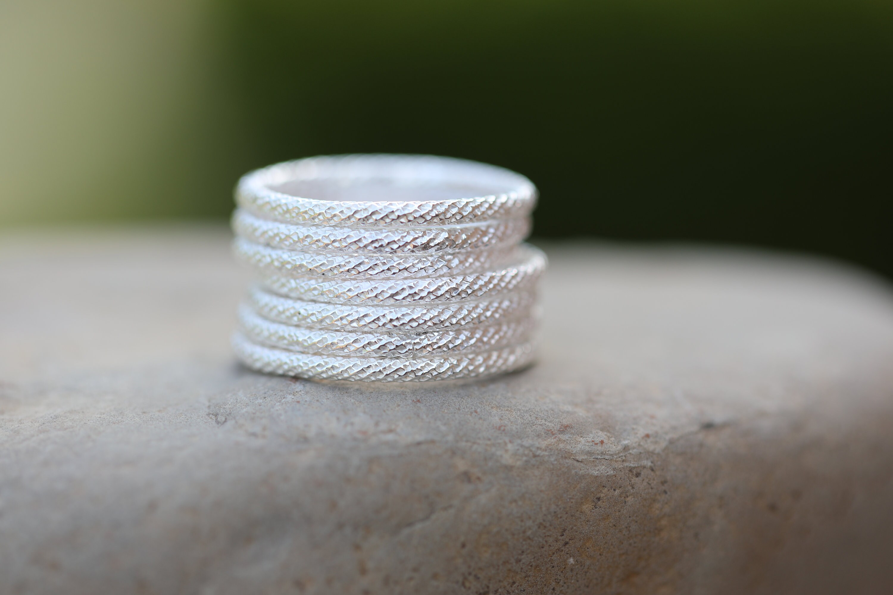 Ring Stack Spacer SPARKLE STACKING RINGS - Glitter Ring - Glitter Stacking Rings ...