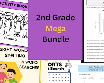 サイトワード（頻出単語）の早上がりワークシート｜幼稚園～小学2年生向け読解アクティビティ（デジタルダウンロード）