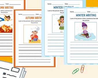 小学1年生～2年生向け創作ライティング課題：印刷可能なワークシート（PDF）｜子供向け