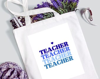 先生用Tシャツ＆トートバッグ Canvaテンプレート：印刷可能なデザイン（デジタルダウンロード）