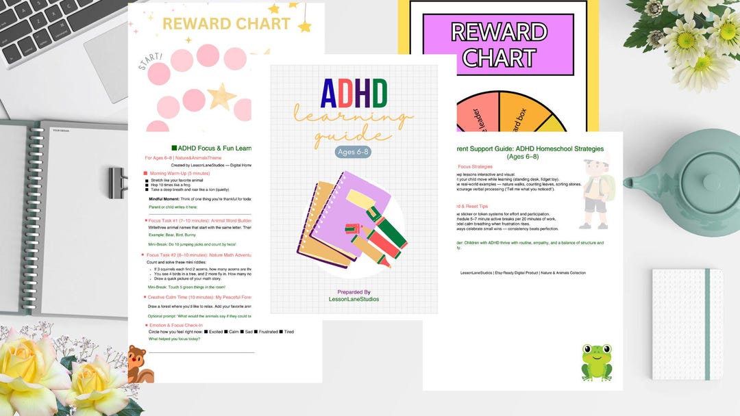 ADHD Learning Guide for Kids – Focus & Regulation Workbook (digital ...