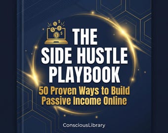 Side Hustle Guide | Passive Income Ebook | Make Money Online | Online Business Guide | Work From Home Ideas | Digital Download PDF