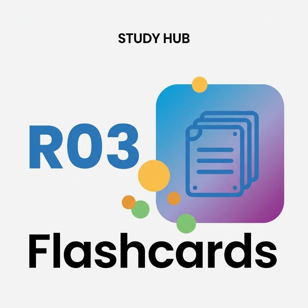CII R03 Flashcards Digital Download | Personal Taxation Revision Cards ...