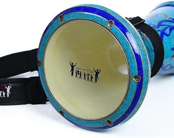 Tracolla professionale per darbuka – Cintura imbottita regolabile per tamburo a calice