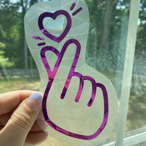 BTS K-POP Sun Catcher, Rainbow Maker, Window Decal