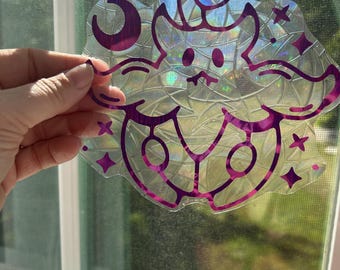 Pokémon Pumpkaboo Sun Catcher, Rainbow Maker, Window Decal