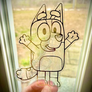 Australia Dog Sun Catcher, Rainbow Maker, Window Decal