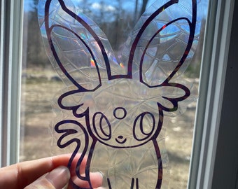 Pokémon Espeon Sun Catcher, Rainbow Maker, Window Decal