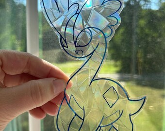 Pokémon Amaura Sun Catcher, Rainbow Maker, Window Decal