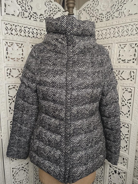Max Mara Herringbone Puffer Jacket