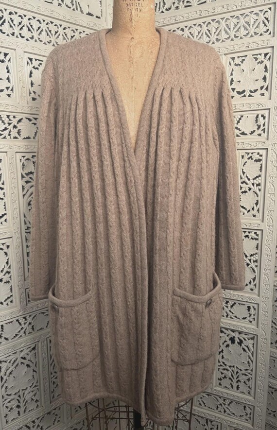 Valentino Cashmere Oversized Cardigan - image 1