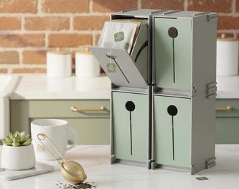 3D STL-bestand - Theezakjesorganizer - Modulaire opbergeenheid