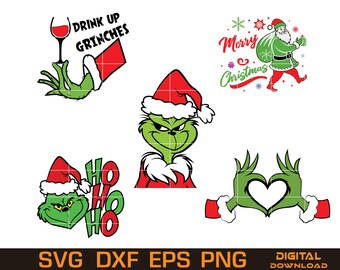 Christmas SVG | Holiday Clipart Bundle | Festive Christmas Cut File Set