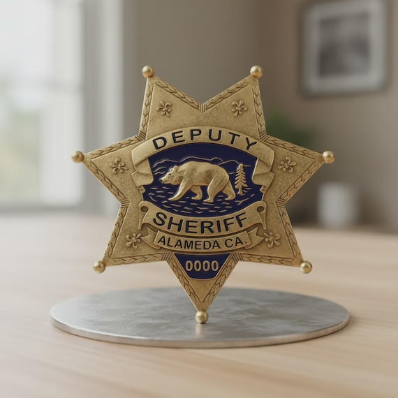Alameda County Deputy Sheriff Badge SVG | California Bear Star