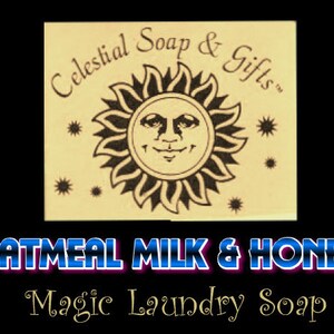 Oatmeal Milk & Honey Natural Laundry Soap Powder SAMPLE 6 oz.  5 -10 Loads