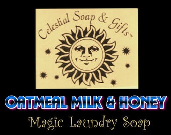 Oatmeal Milk & Honey Natural Laundry Soap Powder SAMPLE 6 oz.  5 -10 Loads