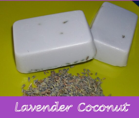 Lavender Coconut Soap 3.5 oz. Aromatherapy Bar SALE