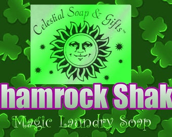 Shamrock Shake VEGAN Laundry Soap Powder Bag - 40-80 LOADS Gross Wt. 44 oz.