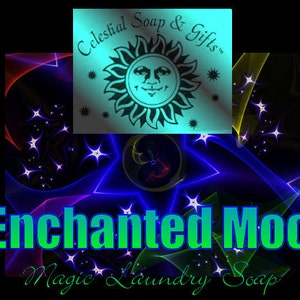 ENCHANTED Moon Natural VEGAN Laundry Soap Detergent Powder Bag 40-80 Loads Gross Wt. 44 oz image 1