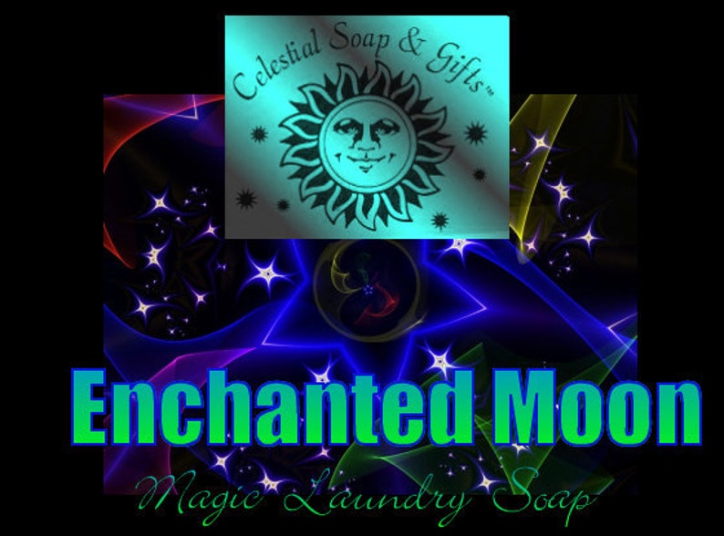 ENCHANTED Moon Natural VEGAN Laundry Soap Detergent Powder Bag 40-80 Loads Gross Wt. 44 oz image 1