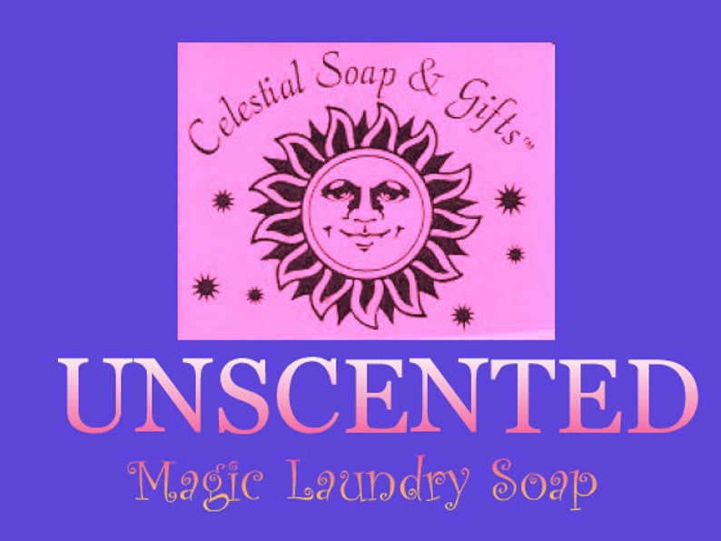 UNSCENTED Natural Vegan Laundry Soap Powder 6 oz. SAMPLE 5-10 LOADS image 1