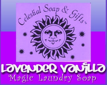 Lavender Vanilla Natural VEGAN Laundry Soap Powder SAMPLE 6 oz.  5-10 LOADS