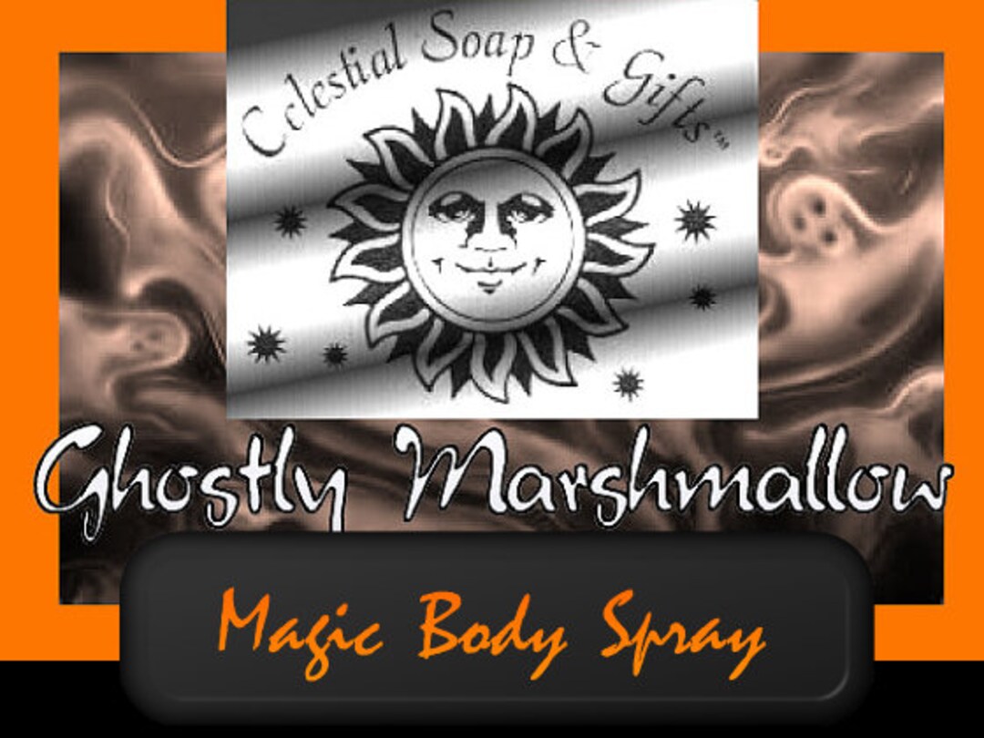 Ghostly Marshmallow Magic Body Spray 2.5 Oz. Aluminum Bottle - Paraben ...