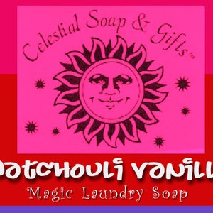 Patchouli Vanilla Natural VEGAN Laundry Soap Powder Detergent SAMPLE 6 oz.  5-10 LOADS