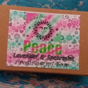 NEW Peace Aromatherapy Soap Bar - 5 oz.- Lavender & Spearmint Blend