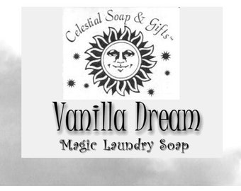Vanilla Dream Natural VEGAN Laundry Soap Powder SAMPLE  6 oz. 5-10 LOADS