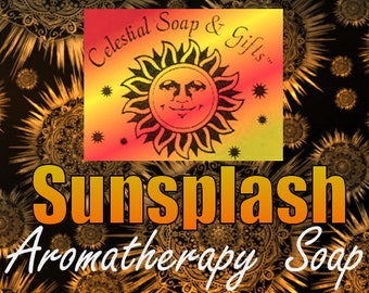 OFERTA Jabón de aromaterapia Sunsplash - 142 g - Mezcla de cítricos de naranja, limón y pomelo