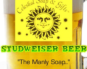 Studweiser Beer Soap: The Manly Soap 3.5 oz. Bar Ginger Lime SALE