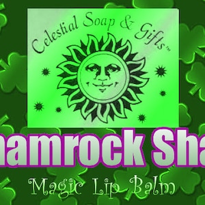 Shamrock Shake Magic Lip Balm .15 oz. Tube Vegan Vanilla Mint