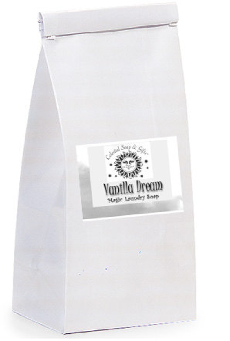 Vanilla Dream Natural VEGAN Laundry Soap Powder SAMPLE 6 oz. 5-10 LOADS image 4