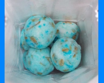 Oatmeal Peppermint Cold Process Soap Balls - Bag of 8 (1) oz.