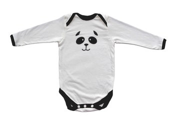 Organic Cotton Panda Long Sleeve and Short Sleeve Onesie