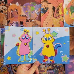Alien Oc Prints! Gummi and Lollipop!