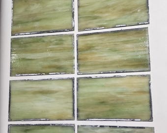 Schlackenglasscheiben aus Kirchenfenster geborgen