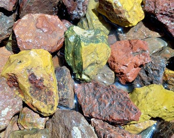 Mojave jasper agate tumbling mix