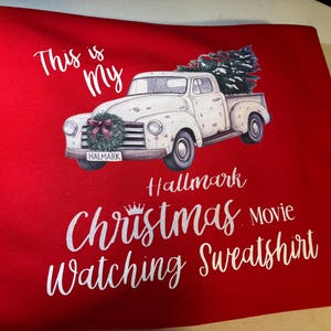 Sudadera con capucha para ver películas navideñas de Hallmark