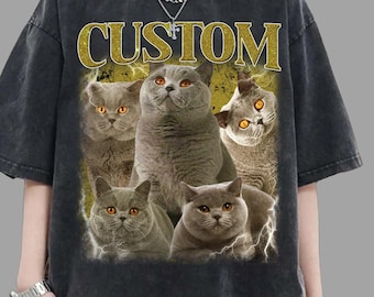 Custom Pet T-Shirt, Retro 90s Graphic, Bootleg Rap Tee