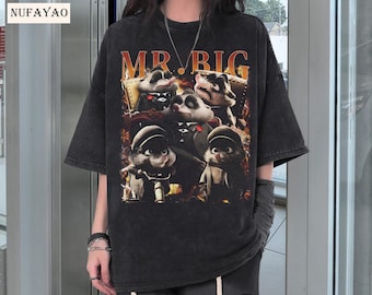 Vintage Mr. Big Bootleg Zootopia Shirt, Retro Cartoon Tee, Funny Meme Unisex Gift Style