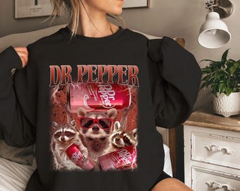 Vintage Raccoon Dr Pepper Comfort Colors T-Shirt