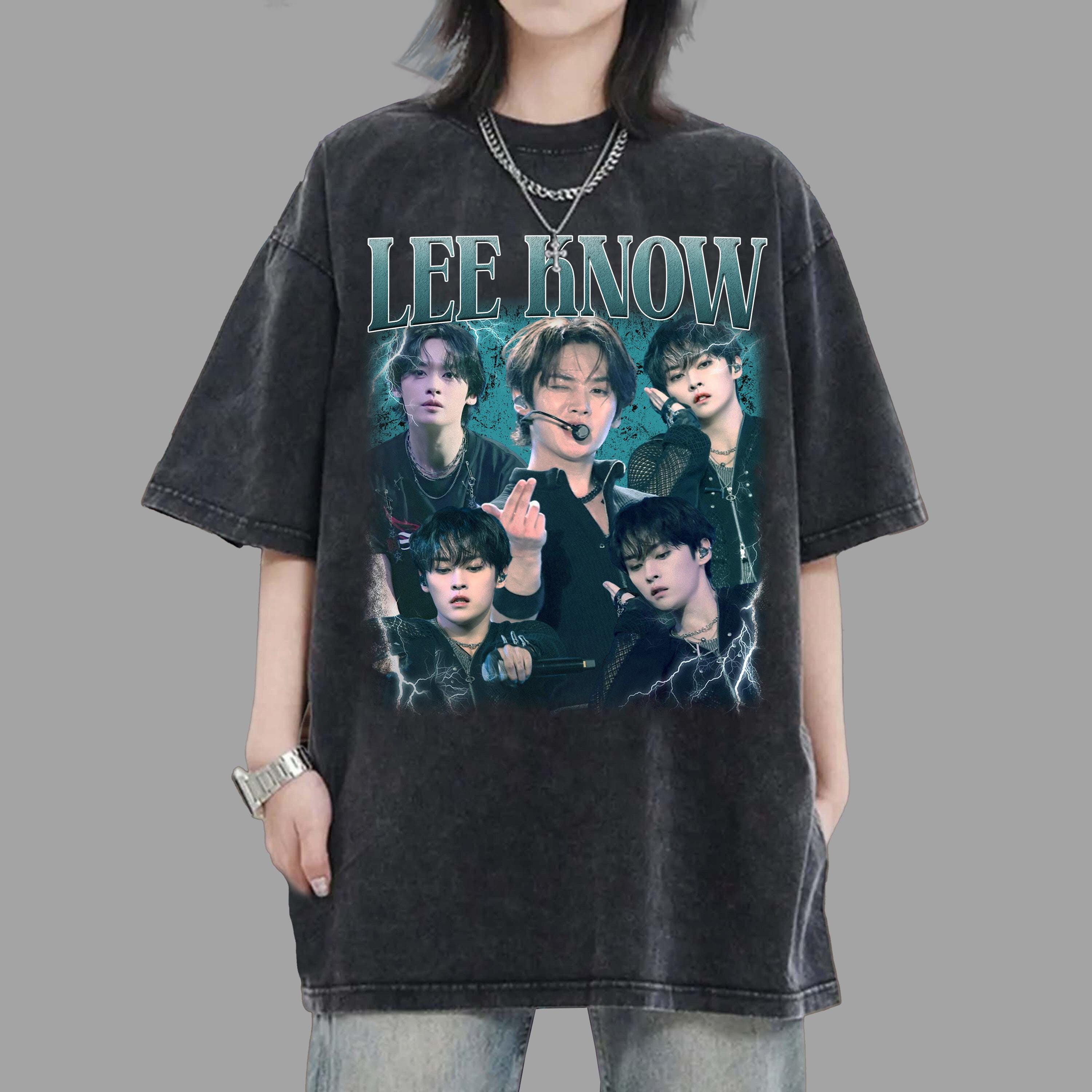 Vintage 90s Lee Know Stray Kids T-shirt, Bootleg Style - Etsy