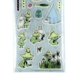 Znaczki przezroczyste Moomin Characters Snufkin Life in Moominvalley (World Craft Japan MOCS-004)