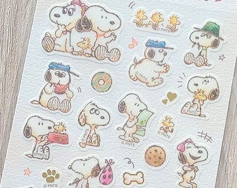 Snoopy Deco Sticker (1 Sheet)