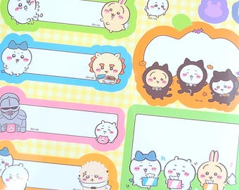 Chiikawa name tag sticker / name tag / school label / school supply / deco sticker